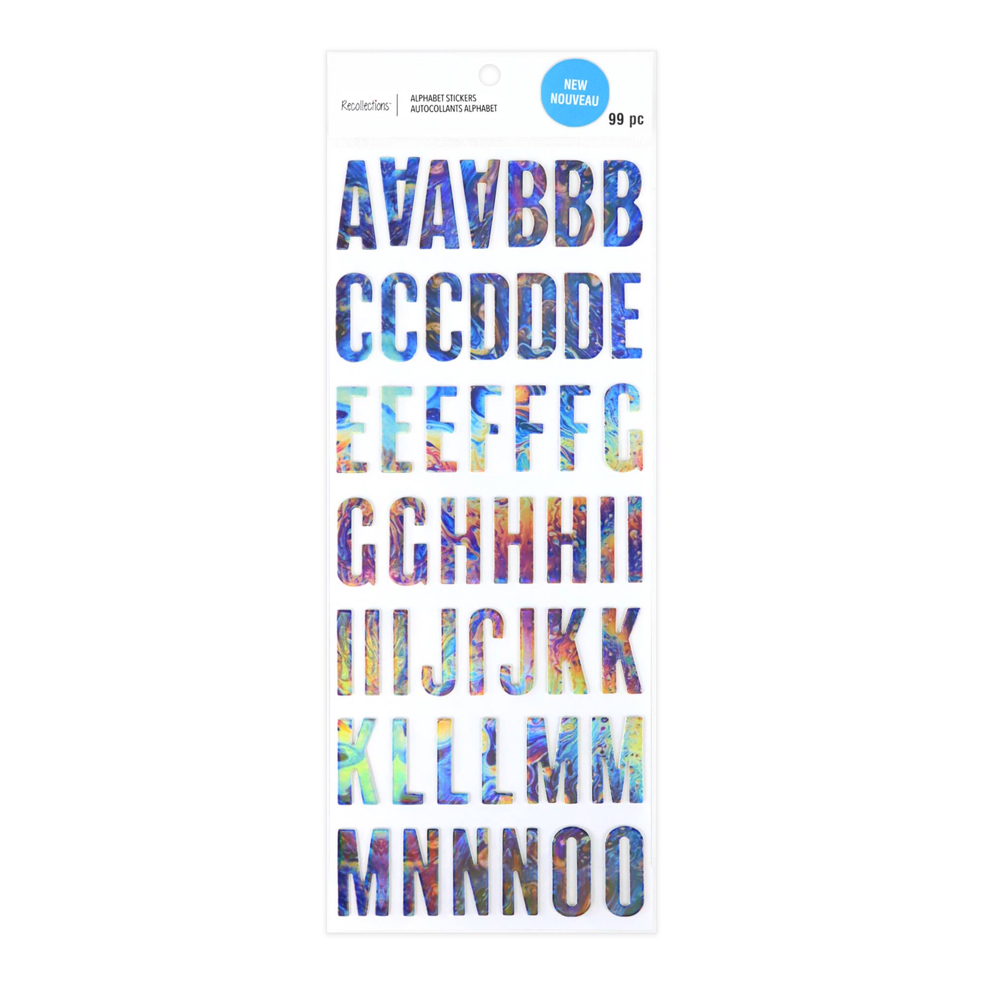 Oil Slick Chipboard Stickers by Recollections™